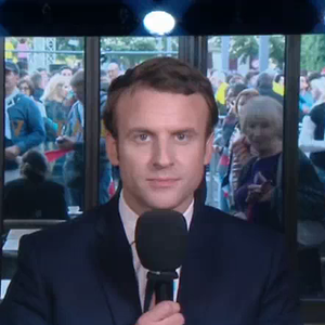 Emmanuel Macron sur France 2, le 4 mai 2017.