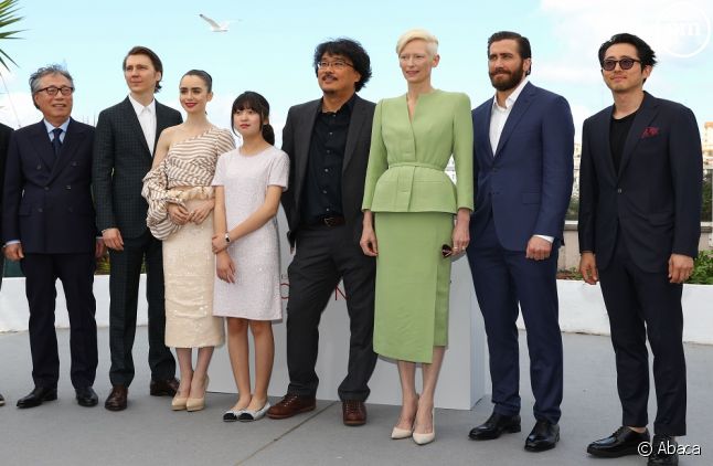 L'équipe de "Okja" le 19 mai 2017 (Cannes)