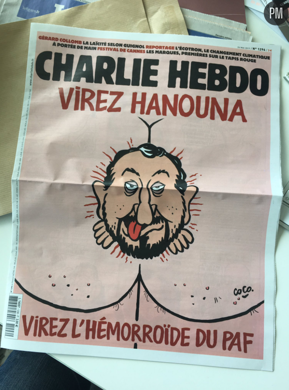 La Une de "Charlie Hebdo" de mercredi.