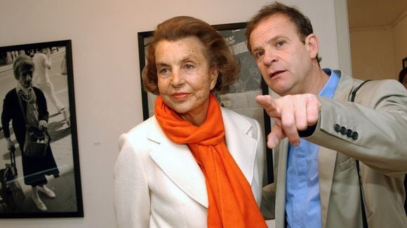 Liliane Bettencourt et François-Marie Banier.