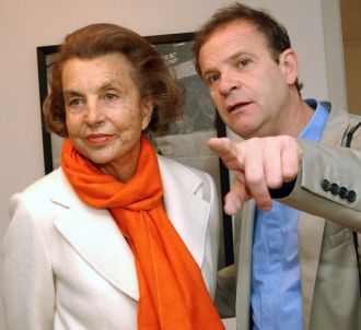 Liliane Bettencourt et François-Marie Banier.