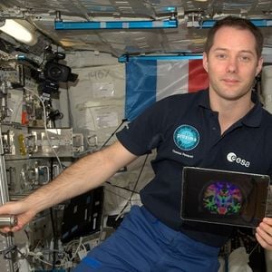 Thomas Pesquet à bord de l'ISS