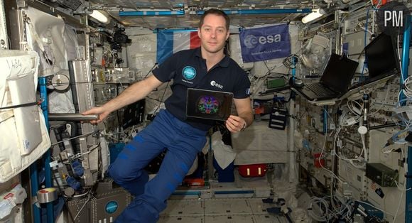 Thomas Pesquet à bord de l'ISS