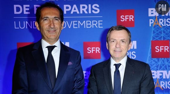 Patrick Drahi et Alain Weill.