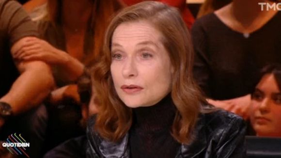 Affaires sexuelles : Gros malaise lors de l'interview d'Isabelle Huppert dans "Quotidien"