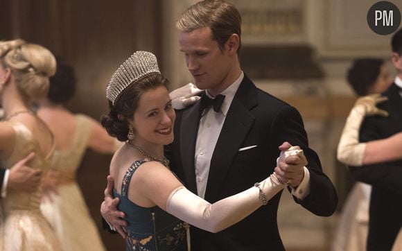 Claire Foy et Matt Smith dans "The Crown"