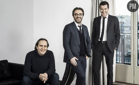 Xavier Niel, Pierre-Antoine Capton et Matthieu Pigasse