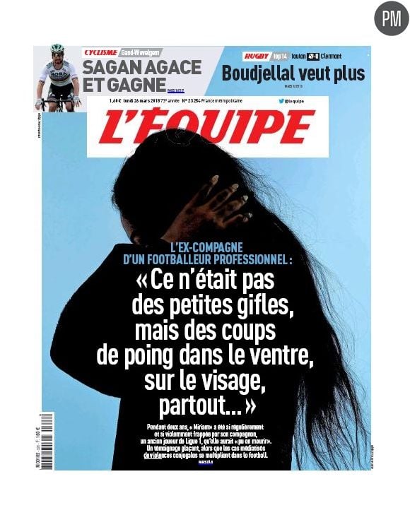 A la Une de "L'Equipe" ce lundi