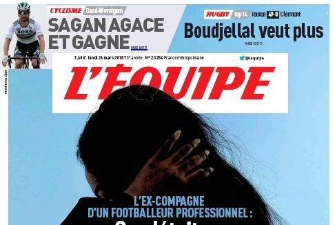 "L'Equipe" s'attaque au tabou des violences conjugales dans le milieu du football professionnel