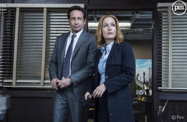 David Duchovny et Gillian Anderson dans "X-Files"