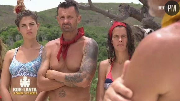 Tiffany, Pascal et Clémence dans "Koh-Lanta : Le combat des héros"