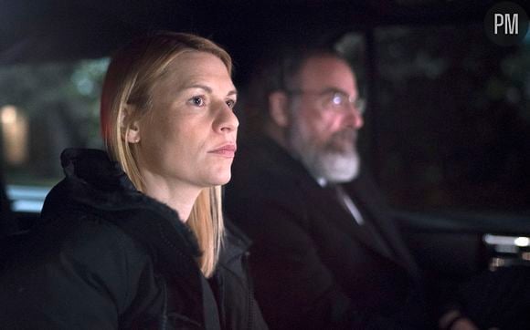 Claire Danes et Mandy Patinkin dans "Homeland" saison 7