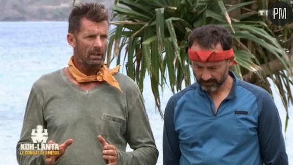 Pascal et Javier dans "Koh-Lanta : Le Combat des héros"