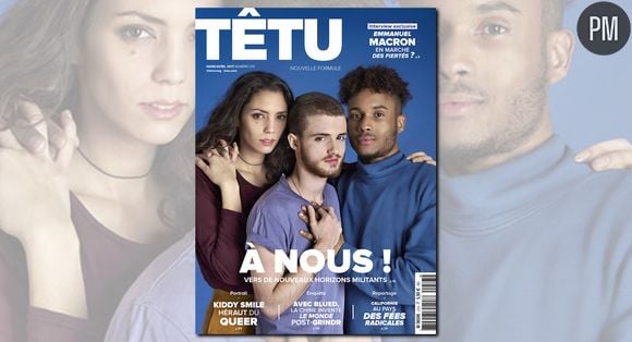 La couverture du "Têtu" relancé en février 2017.