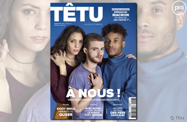 La couverture du "Têtu" relancé en février 2017.