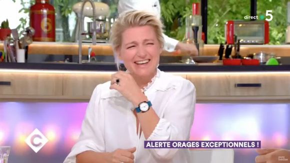 "Bande de culs" : Fou rire d'Anne-Elisabeth Lemoine après la diffusion d'une vidéo belge dans "C à vous"