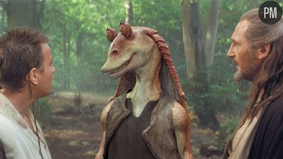 Jar Jar Binks au centre