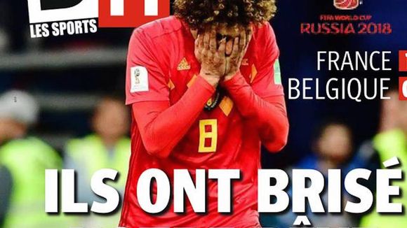 France en finale de la Coupe du monde : La presse belge pleure la défaite des Diables rouges face aux Bleus