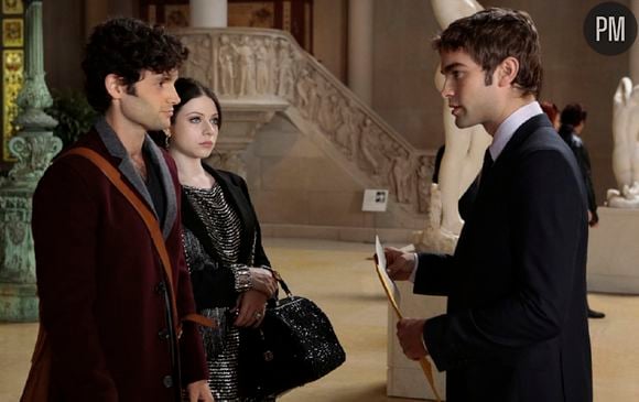 Chace Crawford, Michelle Trachtenberg, Penn Badgley dans "Gossip Girl"