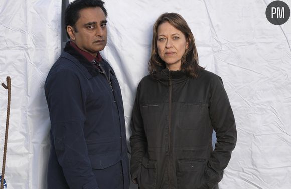 Sanjeev Bhaskar et Nicola Walker dans "Unforgotten"