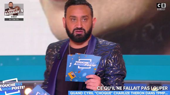 "Touche pas à mon poste" : La mise au point de Cyril Hanouna après la bise qui a choqué Charlize Theron