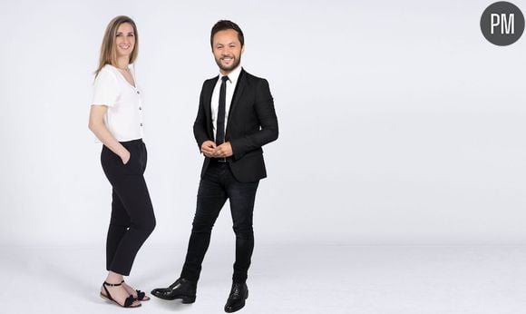 Marie Portolano et Karim Bennani dans "L'info du sport"