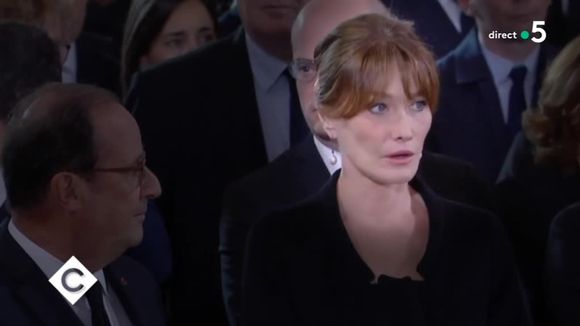 "C à vous" : François Hollande révèle ses propos à Carla Bruni-Sarkozy lors des obsèques de Jacques Chirac