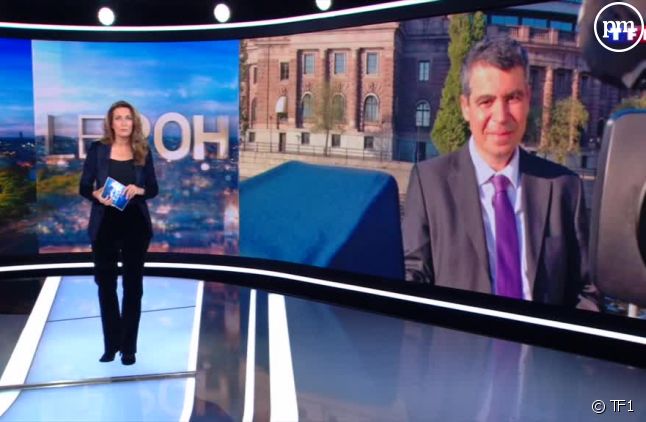 Anne-Claire Coudray rend hommage à Claude Sempère sur TF1