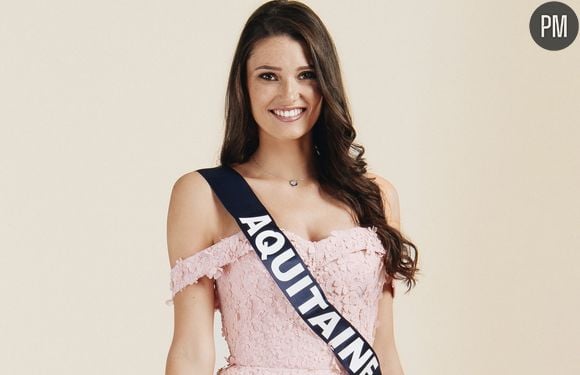 Justine Delmas, Miss Aquitaine, candidate à Miss France 2020