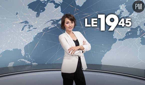 Amandine Begot présentait le 1er janvier 2020 "Le 19.45" de M6.