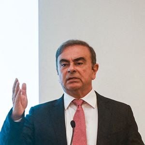 Carlos Ghosn en conférence de presse à Beyrouth le mercredi 8 janvier 2020