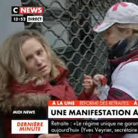 Manifestation du 9 janvier : Une journaliste de CNews blessée à la tête par une bouteille de verre