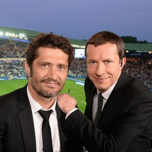 Bixente Lizarazu et Grégoire Margotton