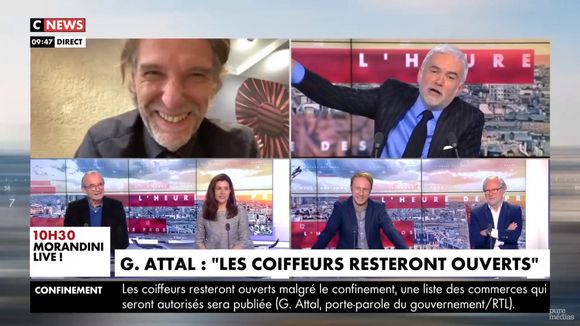 Pascal Praud râle sur CNews.