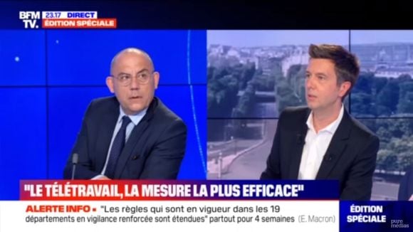 BFMTV : Echange houleux entre un député et Maxime Switek sur le télétravail avec de jeunes enfants