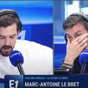 Europe 1 : Arnaud Tsamère pleure de rire face à Marc-Antoine Le Bret