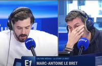 Europe 1 : Arnaud Tsamère pleure de rire face à Marc-Antoine Le Bret