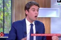 Gabriel Attal dans "C à vous" le lundi 11 avril 2022.