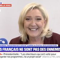 "Il n'y a pas de journalistes chez 'Quotidien' !" : Marine Le Pen tacle l'émission de TMC en pleine conférence de presse