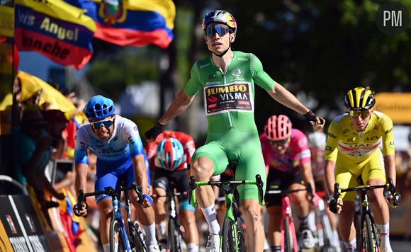 Wout van Aert, vainqueur de la 8e étape.