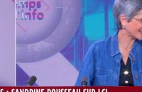 Agacée par les questions d'Elizabeth Martichoux, Sandrine Rousseau quitte brutalement le plateau de LCI