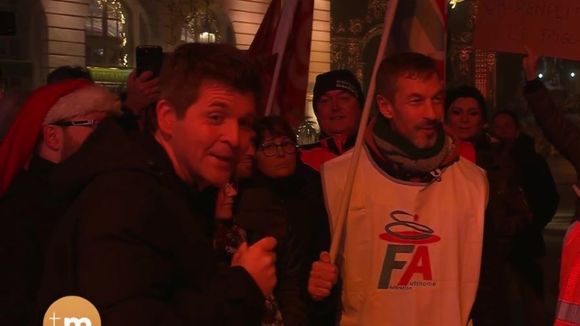 Nadine Morano huée, manifestation d'agents municipaux... "Télématin", diffusée en direct de Nancy, perturbée à plusieurs reprises sur France 2