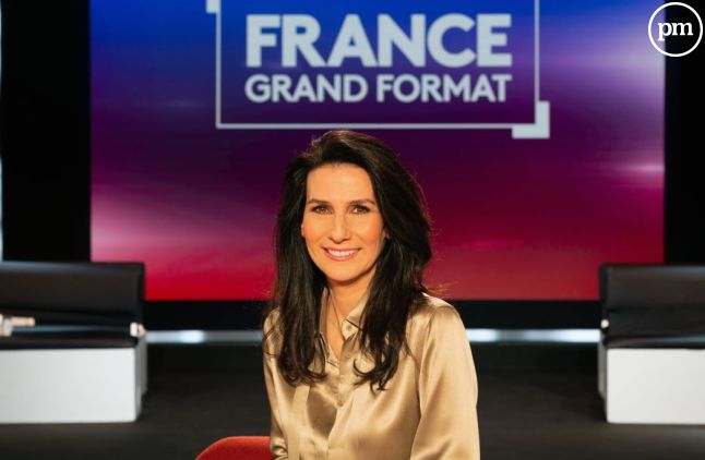 Marie Drucker a présenté la première de "France grand format" ce mardi 6 février 2024 sur France 2.