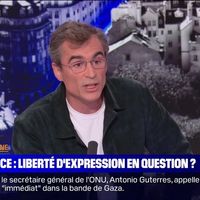 "Il n'a pas de talent" : Raphaël Enthoven, compagnon d'Adèle Van Reeth (France Inter), tacle Guillaume Meurice après sa suspension