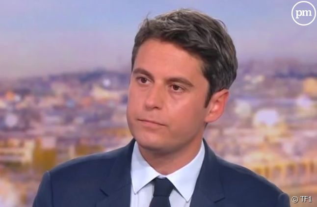 Gabriel Attal invité du "20 Heures" de Julien Arnaud sur TF1.