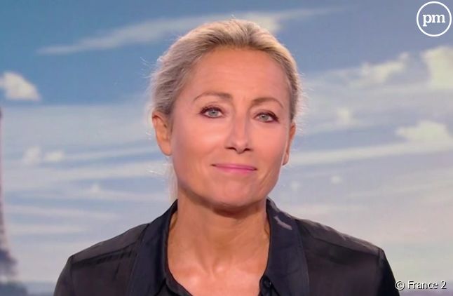 Anne-Sophie Lapix au "20 Heures de France 2"