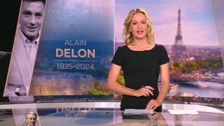 Audiences dimanche : 2,65 millions de téléspectateurs d'écart entre l'édition spéciale du "13 Heures" d'Audrey Crespo-Mara consacrée à Alain Delon sur TF1 et celle de Julien Benedetto sur France 2