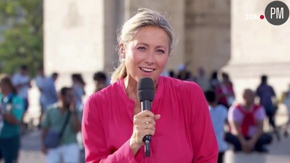 Anne-Sophie au JT de France 2 le mercredi 28 août 2024.