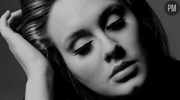 Adele sur la pochette de l'album "21"