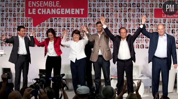 Les candidats aux primaires PS.